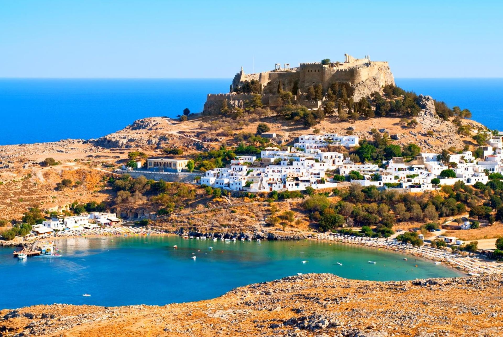 Galini View Apartments Lindos Экстерьер фото