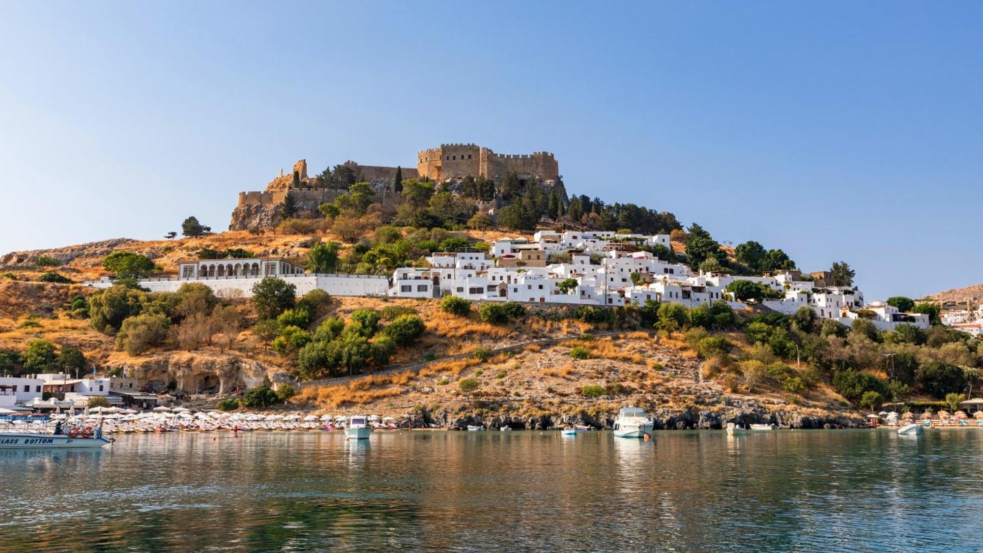 Galini View Apartments Lindos Экстерьер фото